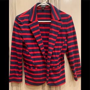 Express Striped blazer size small.